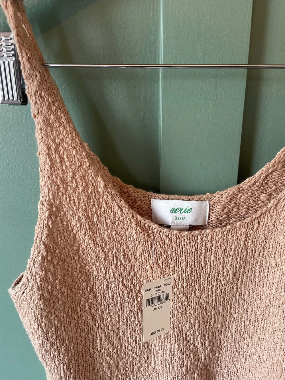Aerie tan Textured Tank Top - Picture 3 of 5